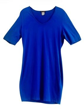 VENUS Vibrant Blue Midi Dress Size XL